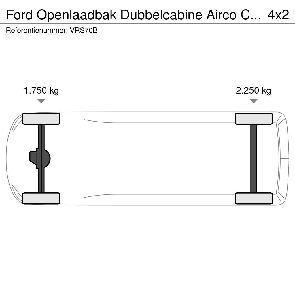 Ford Openlaadbak Dubbelcabine Airco Cruisecontrol Nieuw Pickup/planbiler