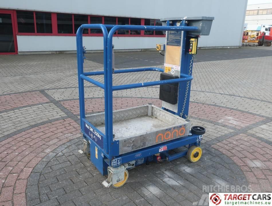 Power Tower Nano Electric Vertical Mast Work Lift 450cm Personløftere