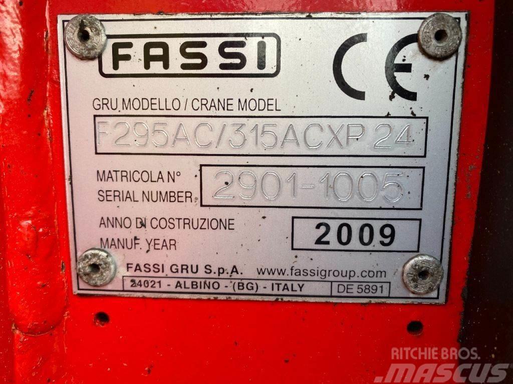 Fassi F315 A.24 + REMOTE + 4X OUTRIGGER F315ACXP.24 Stykkgods kraner