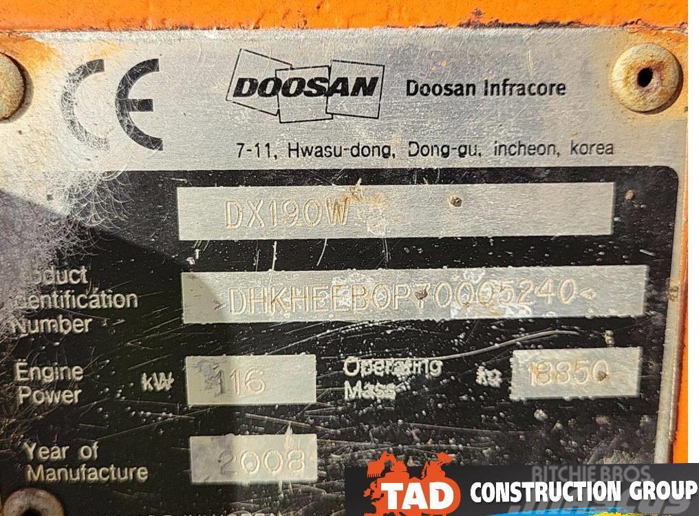 Doosan DX 190 W Hjulgravere