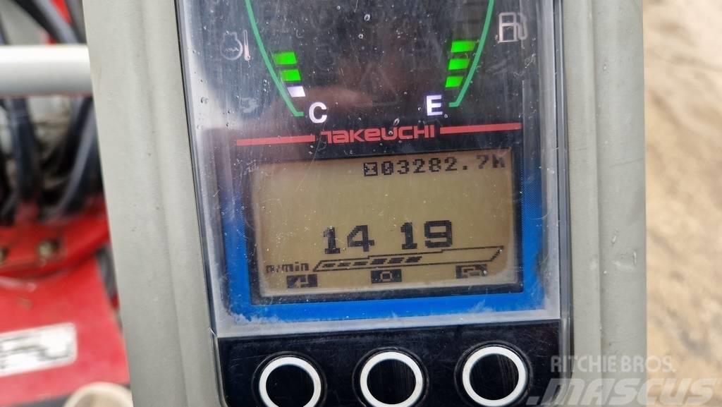 Takeuchi TB225 - POWERTILT - 3X BUCKETS - 2019 YEAR Minigravere <7t