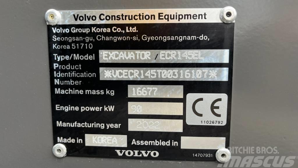 Volvo ECR145EL Beltegraver
