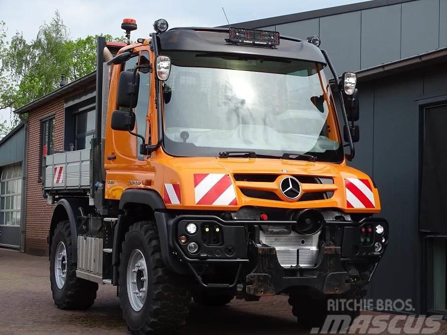 Unimog U218 4X4 3 ZITS HYDRAULIK ZAPFWELLE CAMERA 21TKM Traktorer
