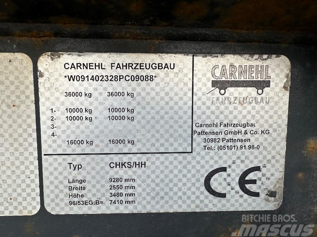Carnehl 2 akselinen paripyörillä / hydrauliperälaudalla Tippsemi