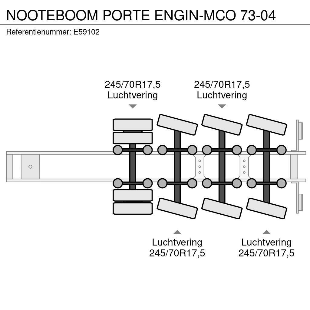 Nooteboom PORTE ENGIN-MCO 73-04 Brønnhenger semi
