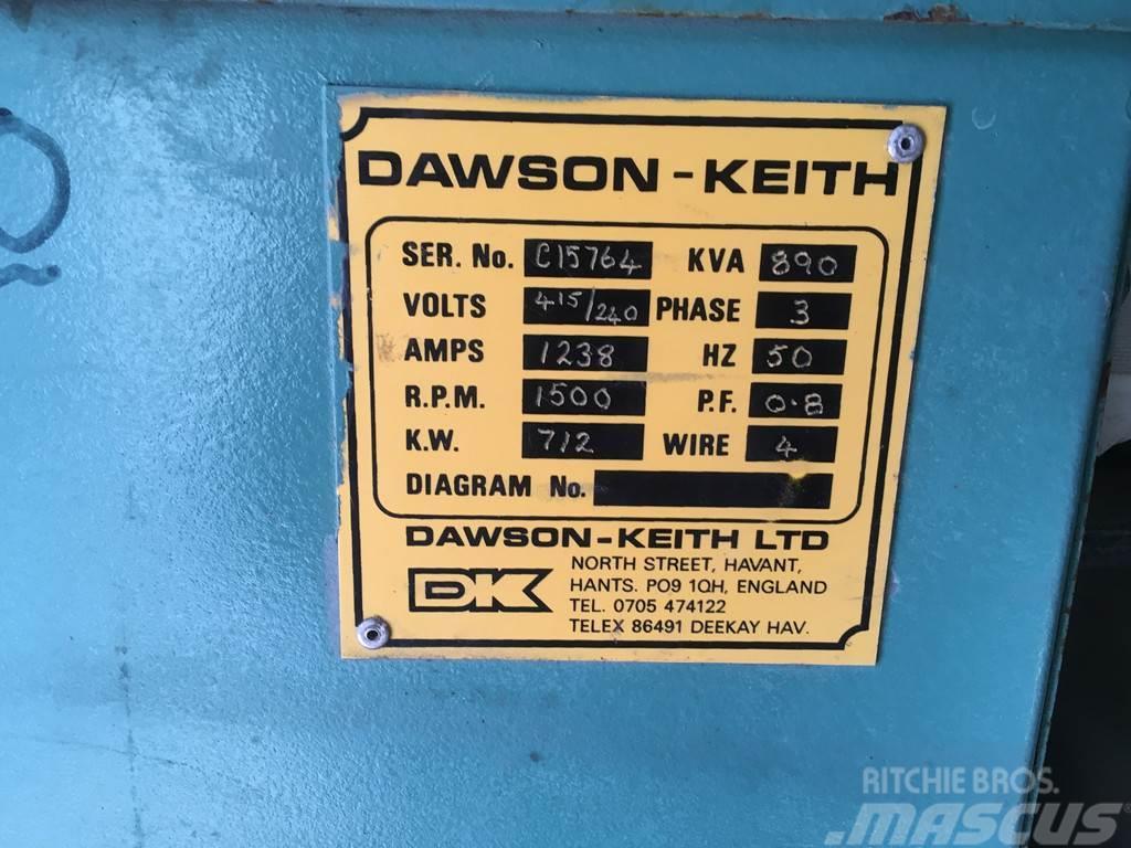 Dorman WSON-KEITH SC6340 GENERATOR 890 KVA USED Diesel Generatorer