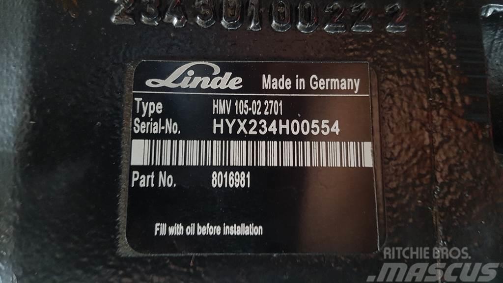 Linde HMV105-02 - Atlas 75S - Drive motor/Fahrmotor Hydraulikk