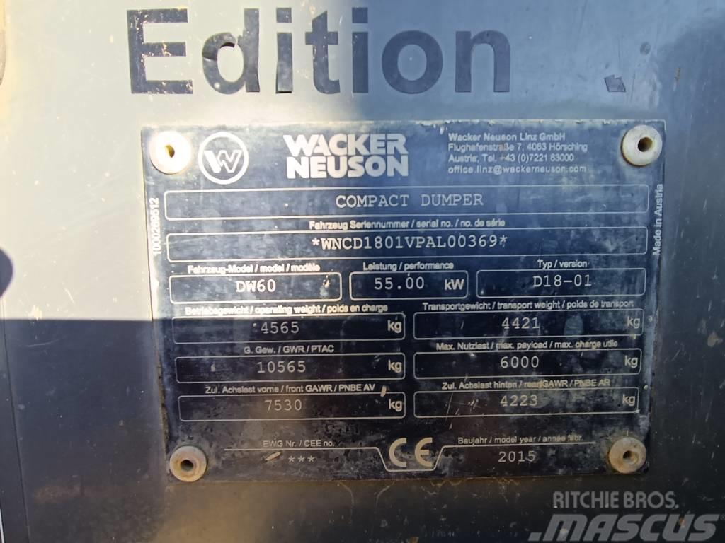 Wacker Neuson DW 60 Mini dumpere