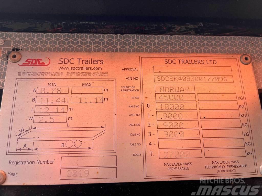 SDC TRAILERS Semitrailer Containerchassis Semitrailere