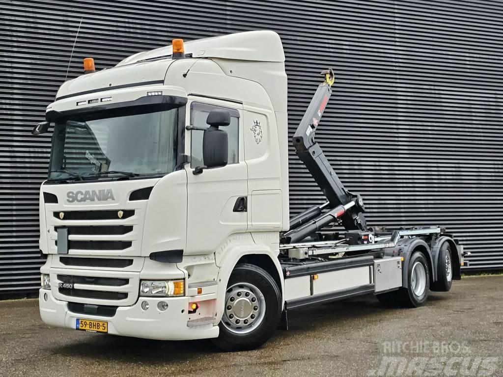 Scania R450 6x2*4 / EURO 6 / HOOKLIFT / ABROLKIPPER Krokbil