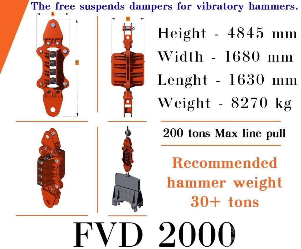  Finaros FVD 2000 Hydrauliske pælehammere