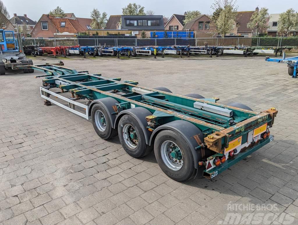 Renders ROC 12.27 CC 3-Assen BPW - Lift-as - Discbrakes - Containerchassis Semitrailere