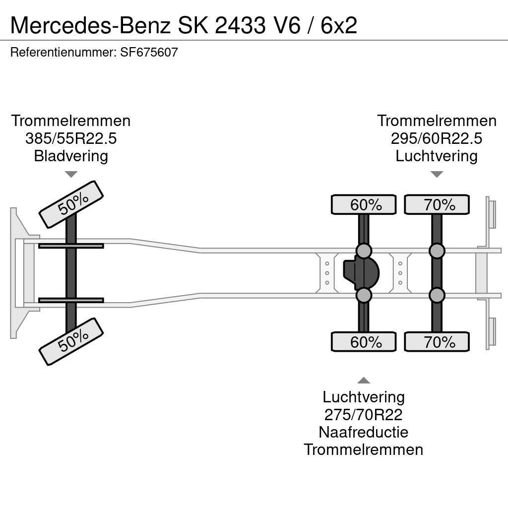 Mercedes-Benz SK 2433 V6 / 6x2 Skapbiler