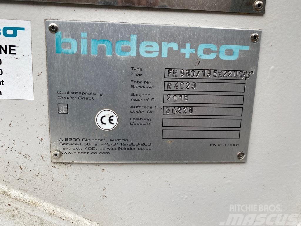  Binder FR 980/195 x 2200/3 Matere