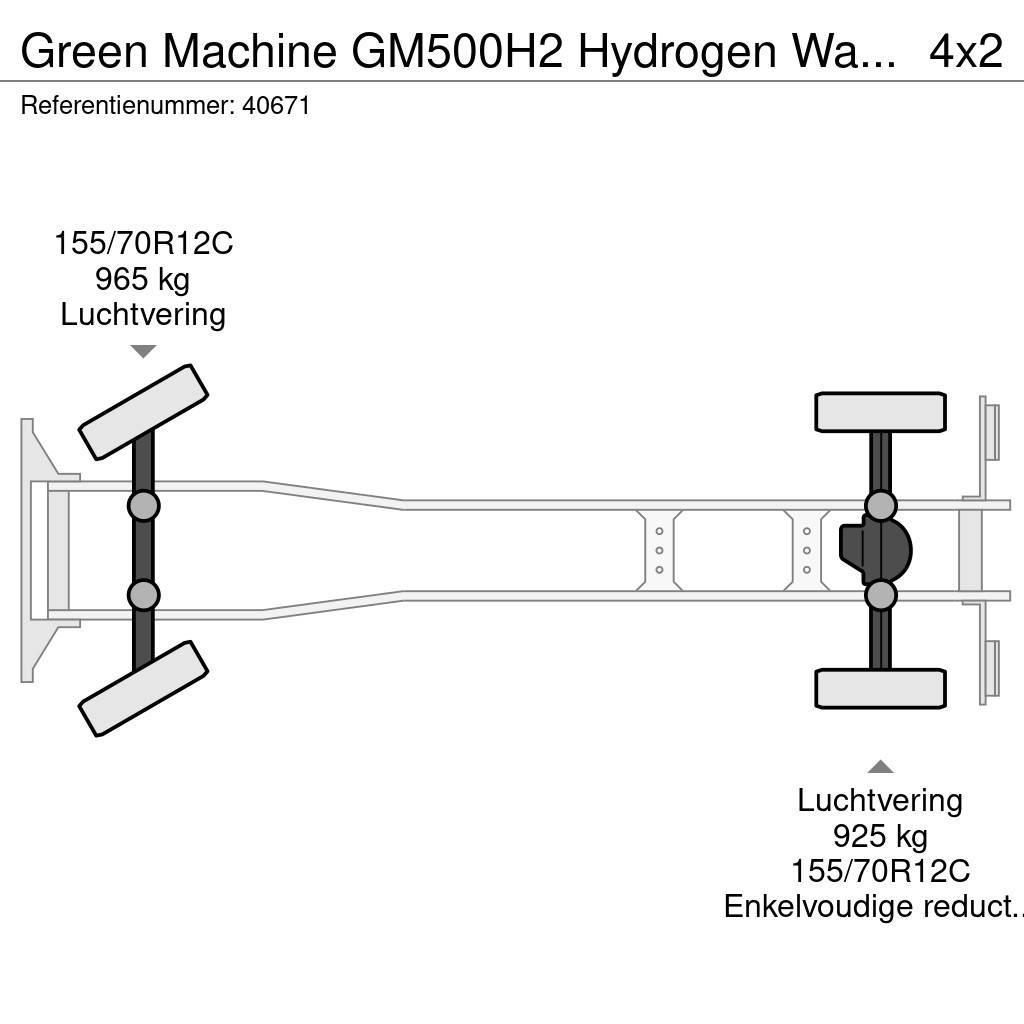 Green Machines GM500H2 Hydrogen Waterstof Sweeper Feiebiler