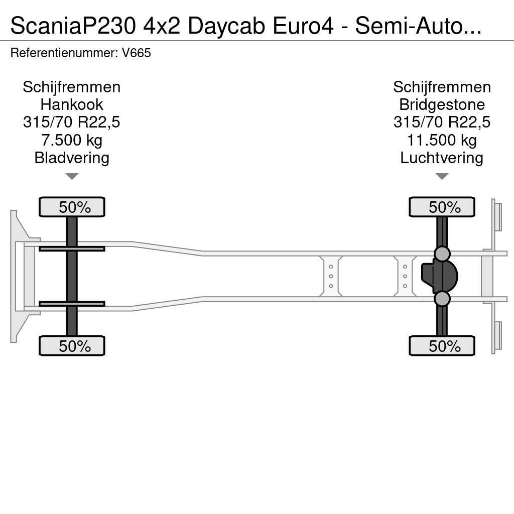 Scania P230 4x2 Daycab Euro4 - Semi-Automaat - KoelVriesB Skapbiler Frys/kjøl/varme