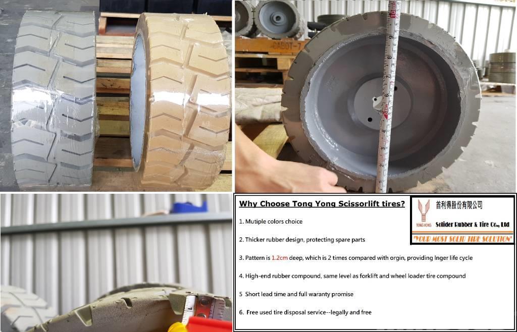 Tong Yong Scissor lift tire 12x4.5 (for Genie 1930) Dekk, hjul og felger