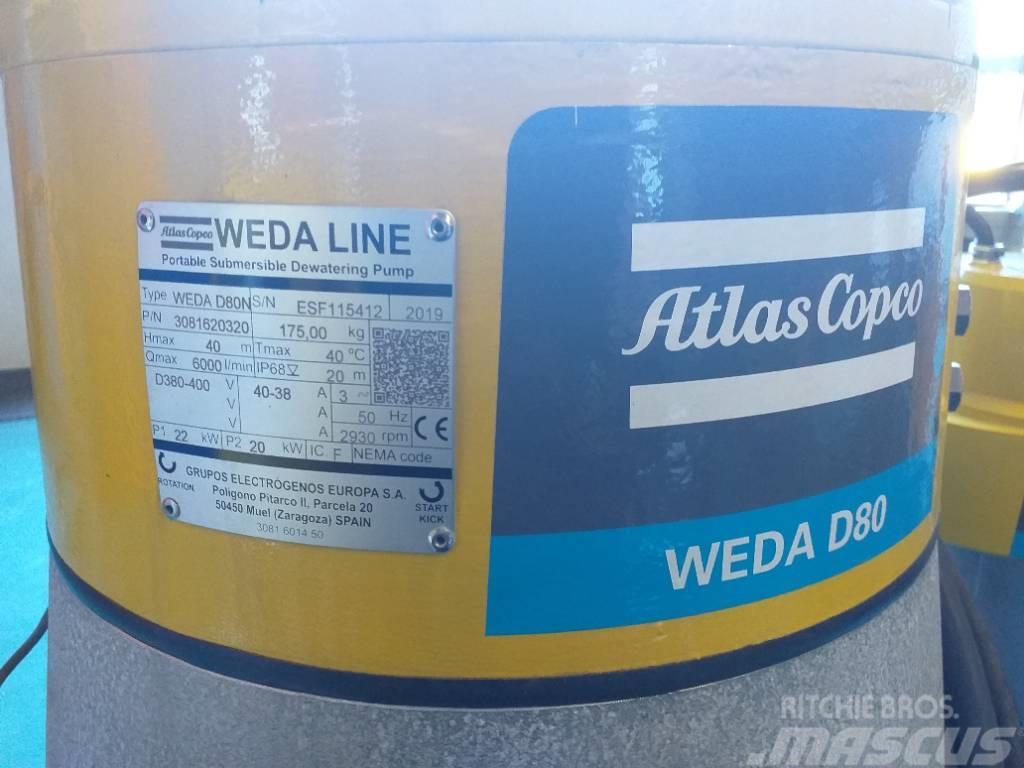 Atlas Copco WEDA D80N Vannpumper