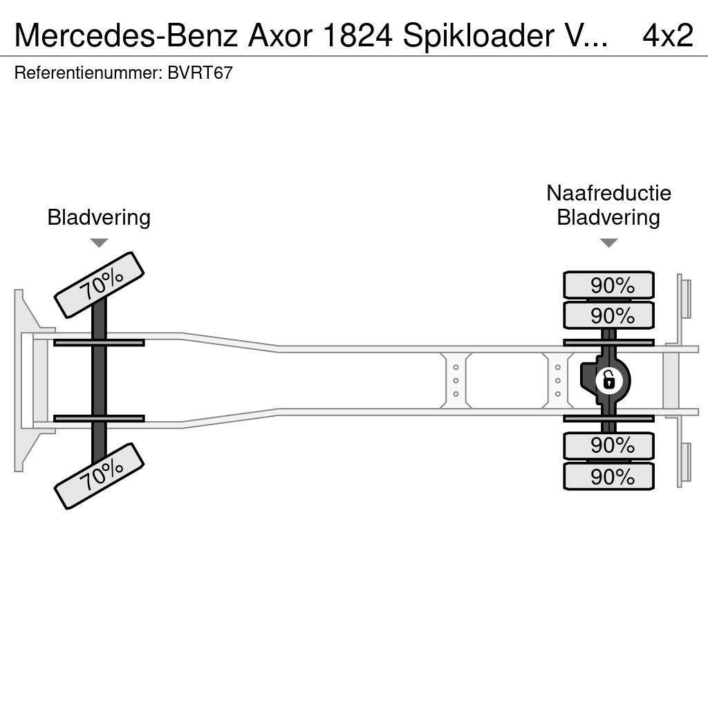 Mercedes-Benz Axor 1824 Spikloader VDL Euro5 Valid inspection 1- Liftdumper biler
