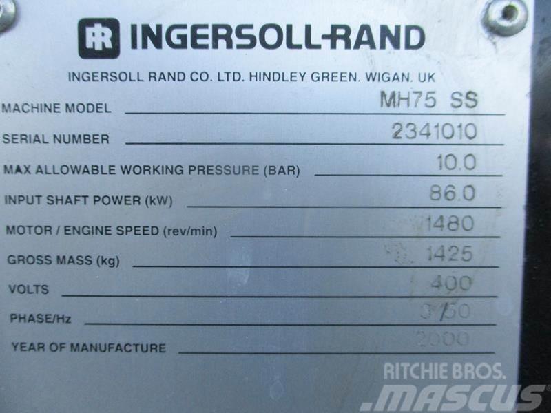 Ingersoll Rand MH 75 SS Kompressorer