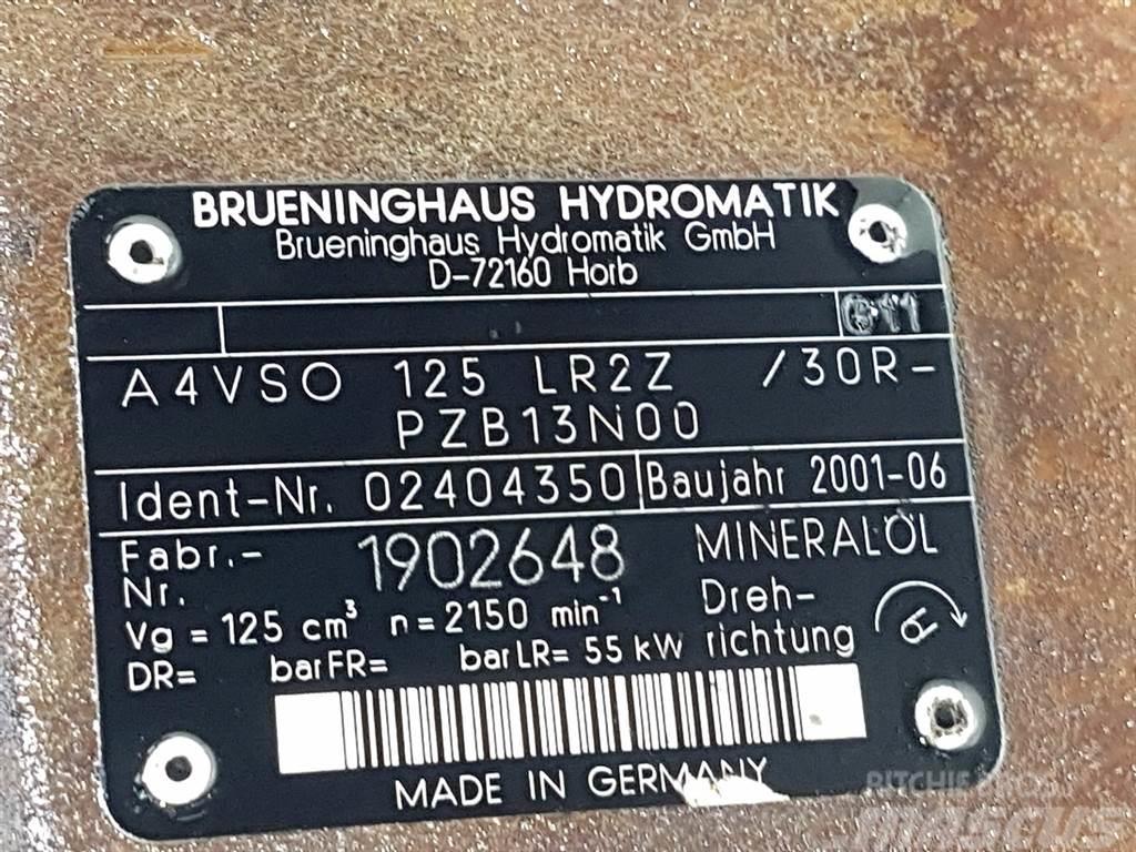 Brueninghaus Hydromatik A4VSO125LR2Z/30R-R902404350-Drive pump/Fahrpumpe Hydraulikk