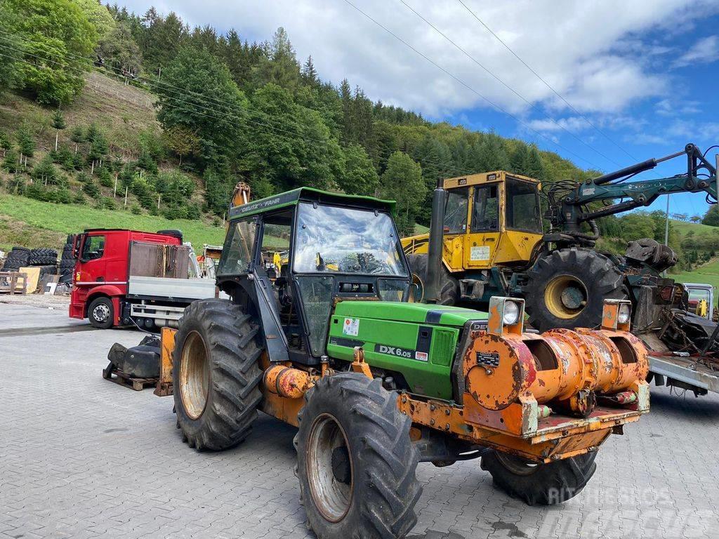 Deutz-Fahr DX 6.05 Traktor med skogsutstyr