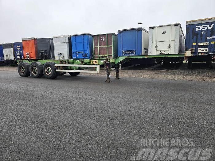Renders RSCC 12-27cc | 3 AXLE CONTAINER CHASSIS | 40 FT 2X Containerchassis Semitrailere