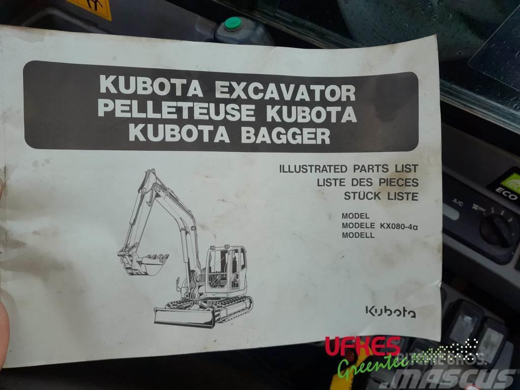 Kubota KX080-4 Alpha Midigravere 7 - 12t