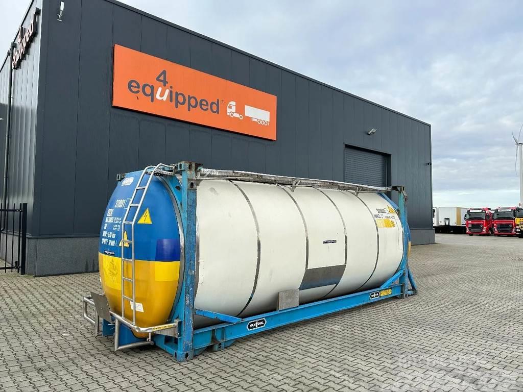 Van Hool 20FT SWAPBODY 30.800L, UN PORTABLE, T7, 2,5Y inspe Tank containere