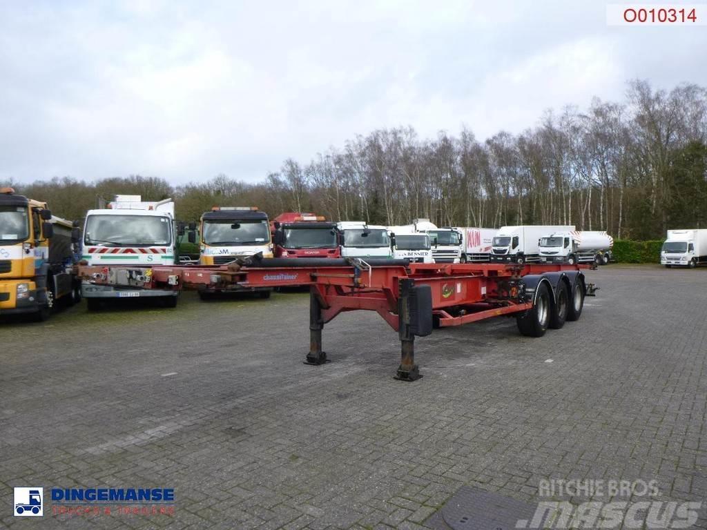 Asca 3-axle container trailer Containerchassis Semitrailere