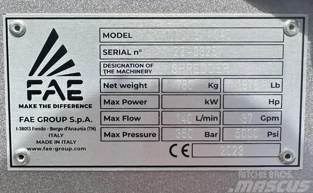 FAE RPL/EX Andre veivedlikeholdsmaskiner