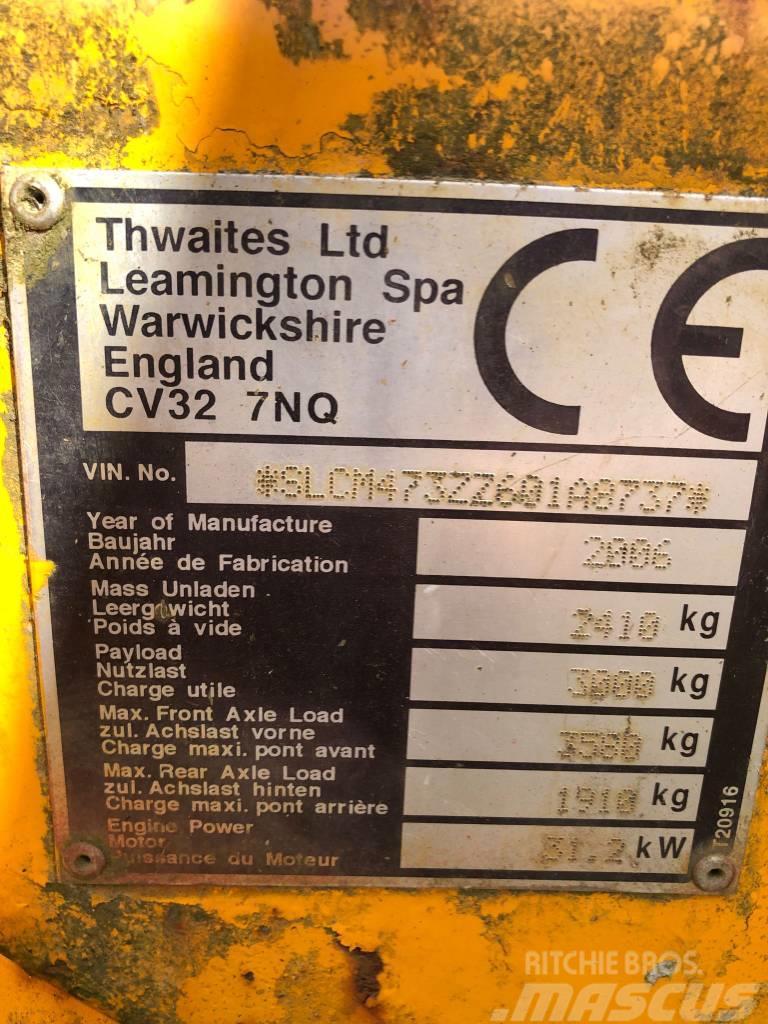 Thwaites 3 ton Mini dumpere