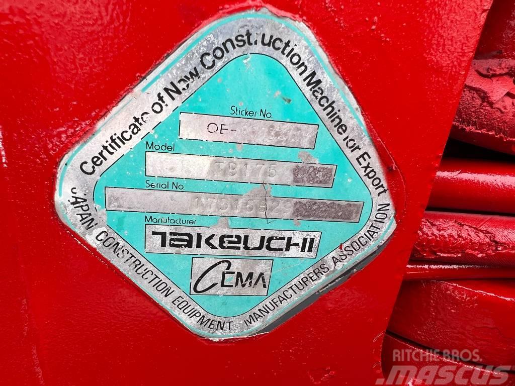 Takeuchi TB175 Midigravere 7 - 12t
