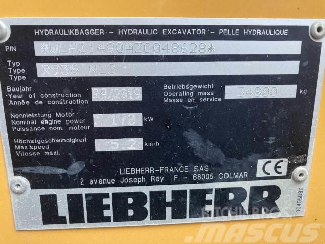 Liebherr R 936 Litronic Beltegraver