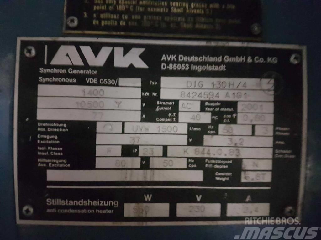 AVK DIG130 H/4 Diesel Generatorer