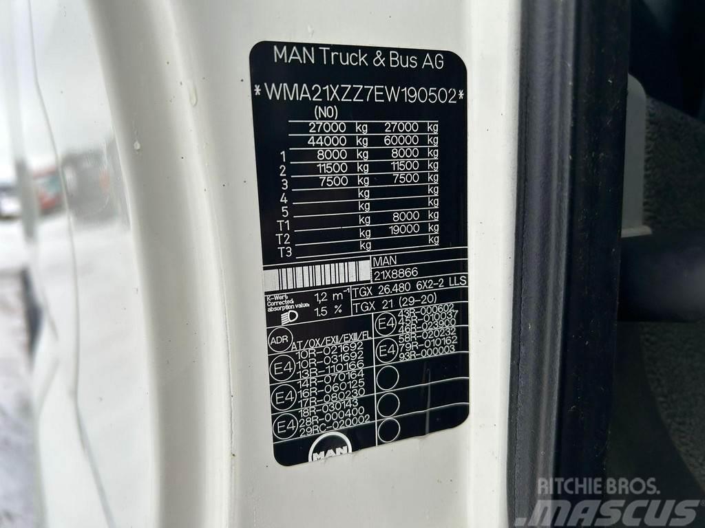MAN TGX 26.480 6x2 ADR / RETARDER / PTO Trekkvogner