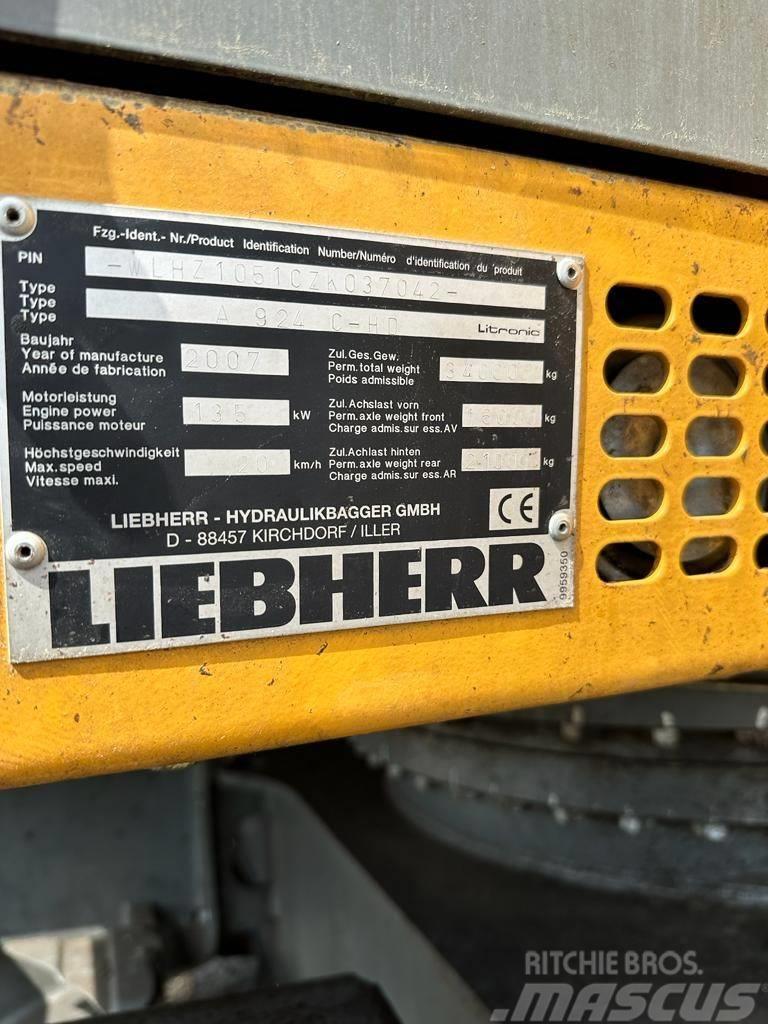 Liebherr A 924C-HD Hjulgravere