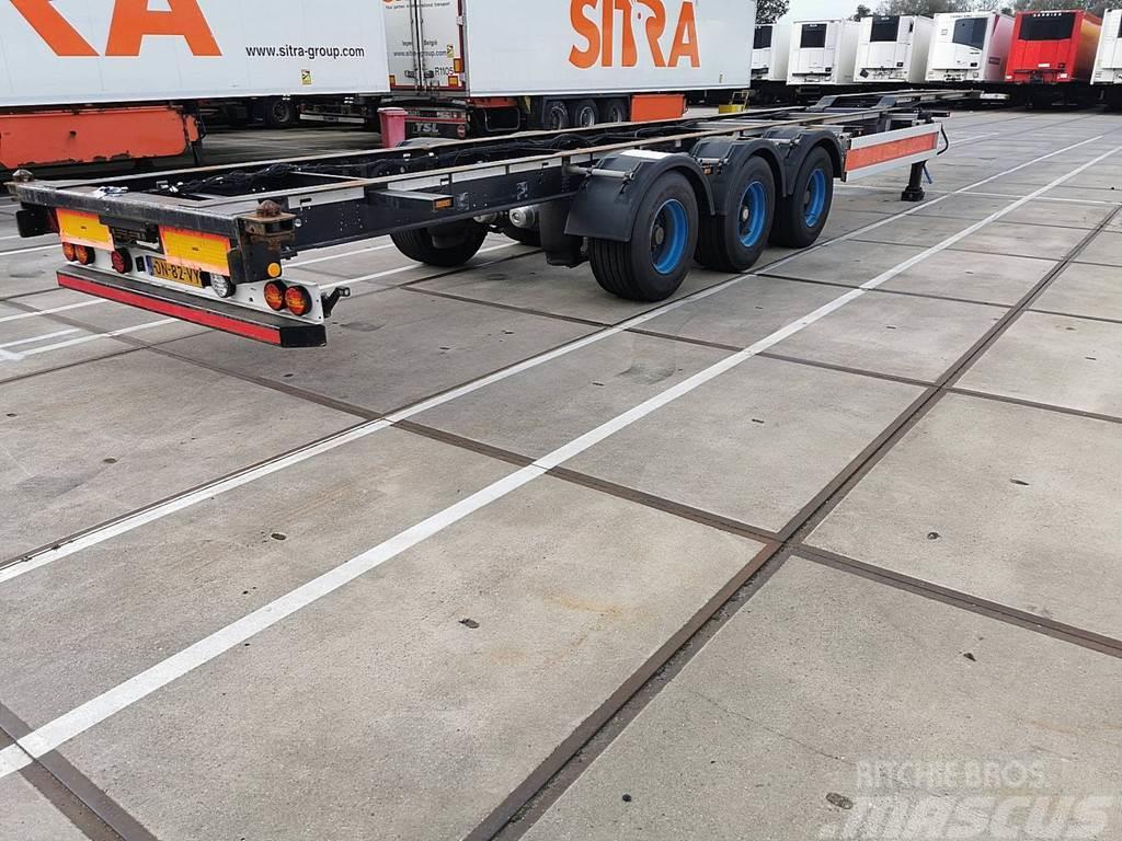  Hertoghs LPRS24 45ft high cube mega Containerchassis Semitrailere