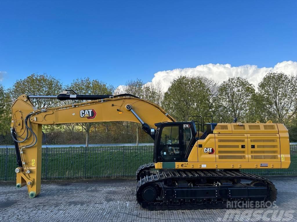 CAT 374 2023 demo with factory CE and EPA Beltegraver