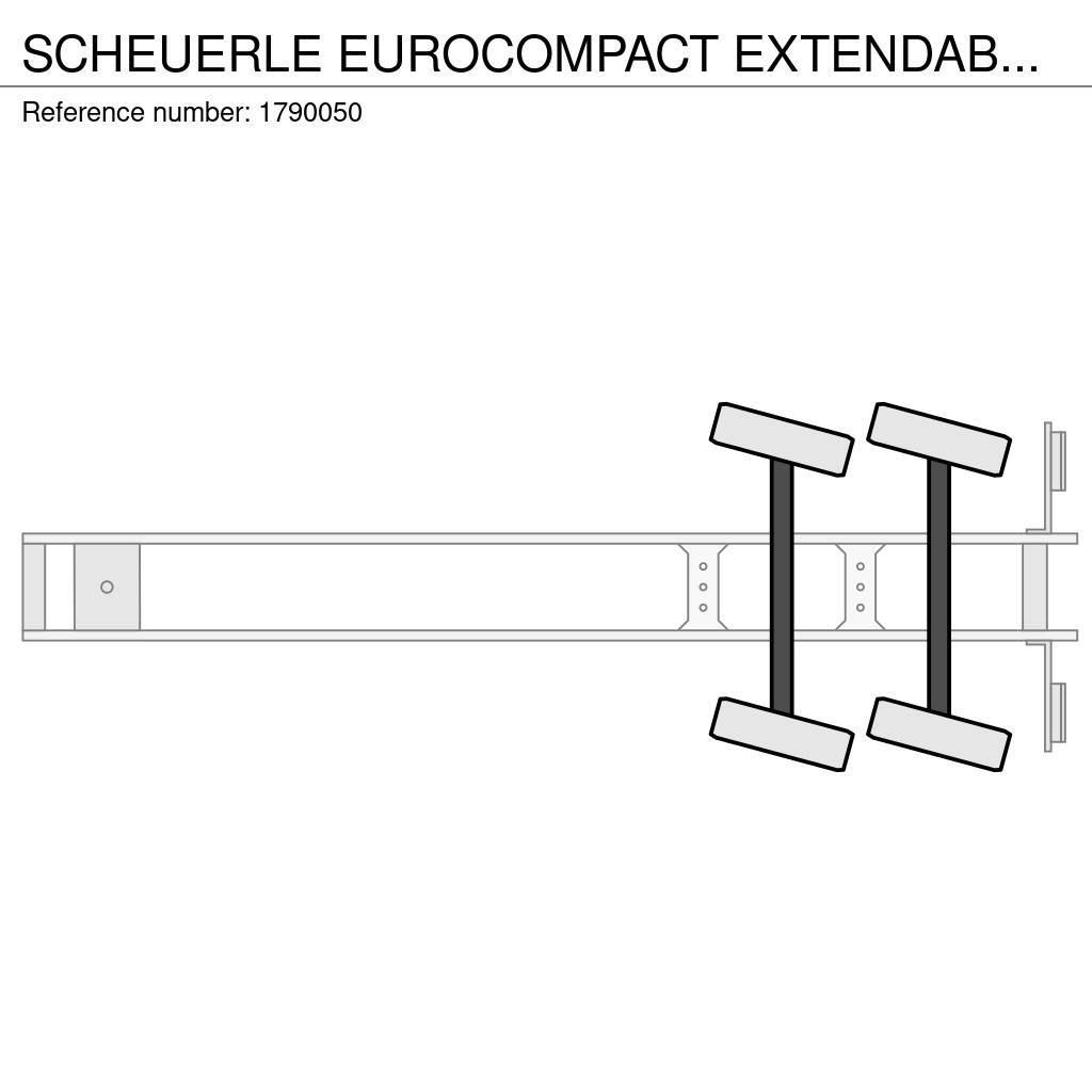 Scheuerle EUROCOMPACT EXTENDABLE DIEPLADER/TIEFLADER/LOWLOAD Brønnhenger semi