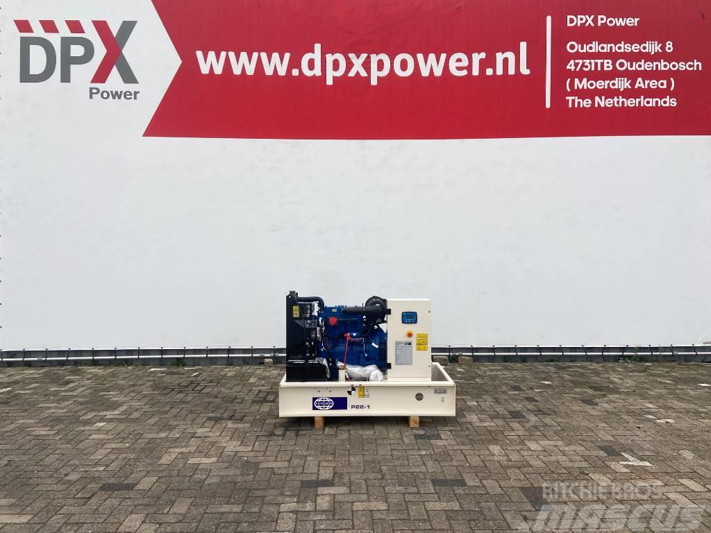 FG Wilson P22-1 - 22 kVA Open Genset - DPX-16002-O Diesel Generatorer