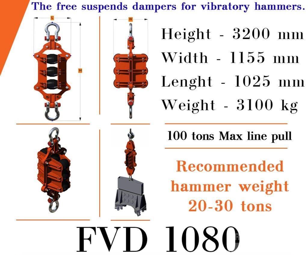  Finaros FVD 1080 Hydrauliske pælehammere