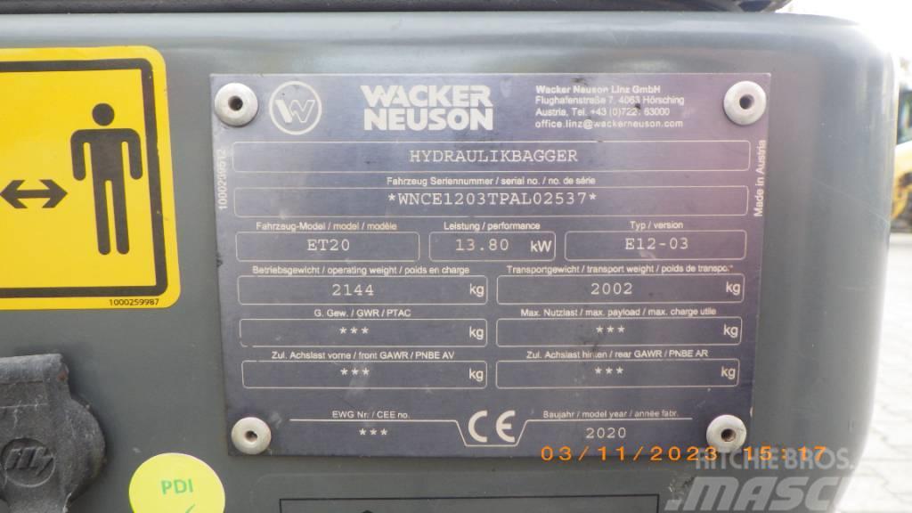 Wacker Neuson ET 20 Beltegraver