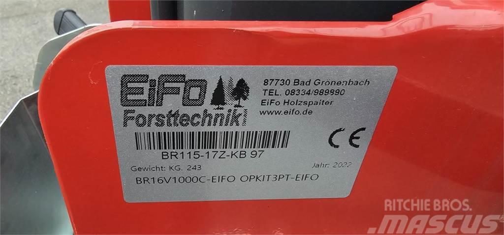  Eifo BR 115-17 Z-KB Vedkløvere, kappemaskiner og flismaskiner