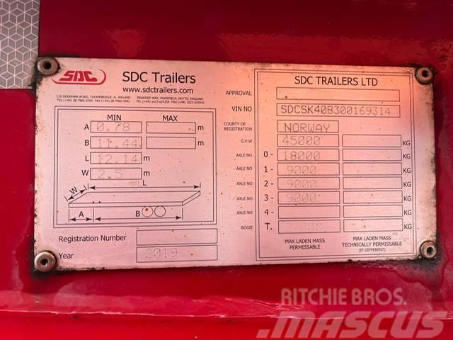 SDC TRAILERS Semitrailer Containerchassis Semitrailere
