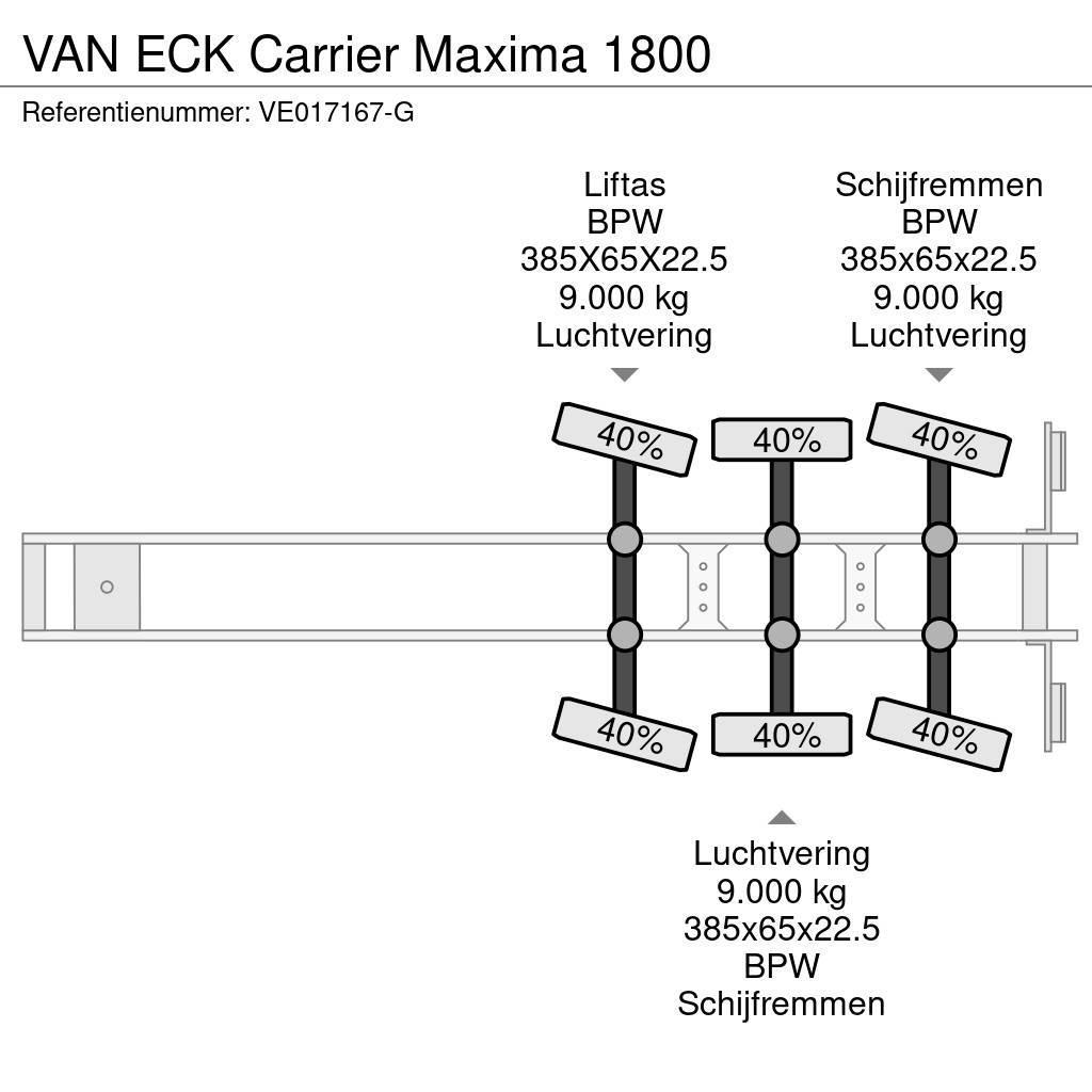 Van Eck Carrier Maxima 1800 Frysetrailer Semi