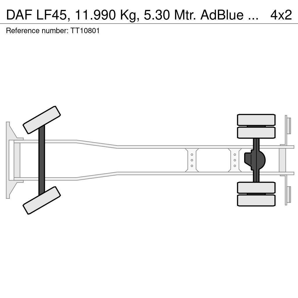 DAF LF45, 11.990 Kg, 5.30 Mtr. AdBlue Planbiler