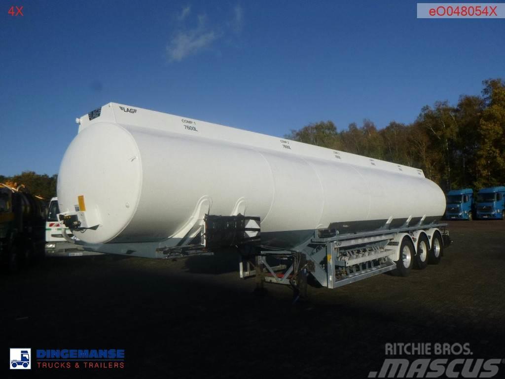 LAG Fuel tank alu 44.5 m3 / 6 comp + pump Tanksemi