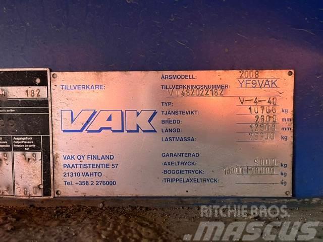 VAK V-4-40 VECTOR 1850 / BOX L=12385 mm Skaphengere Frys/kjøl/varme