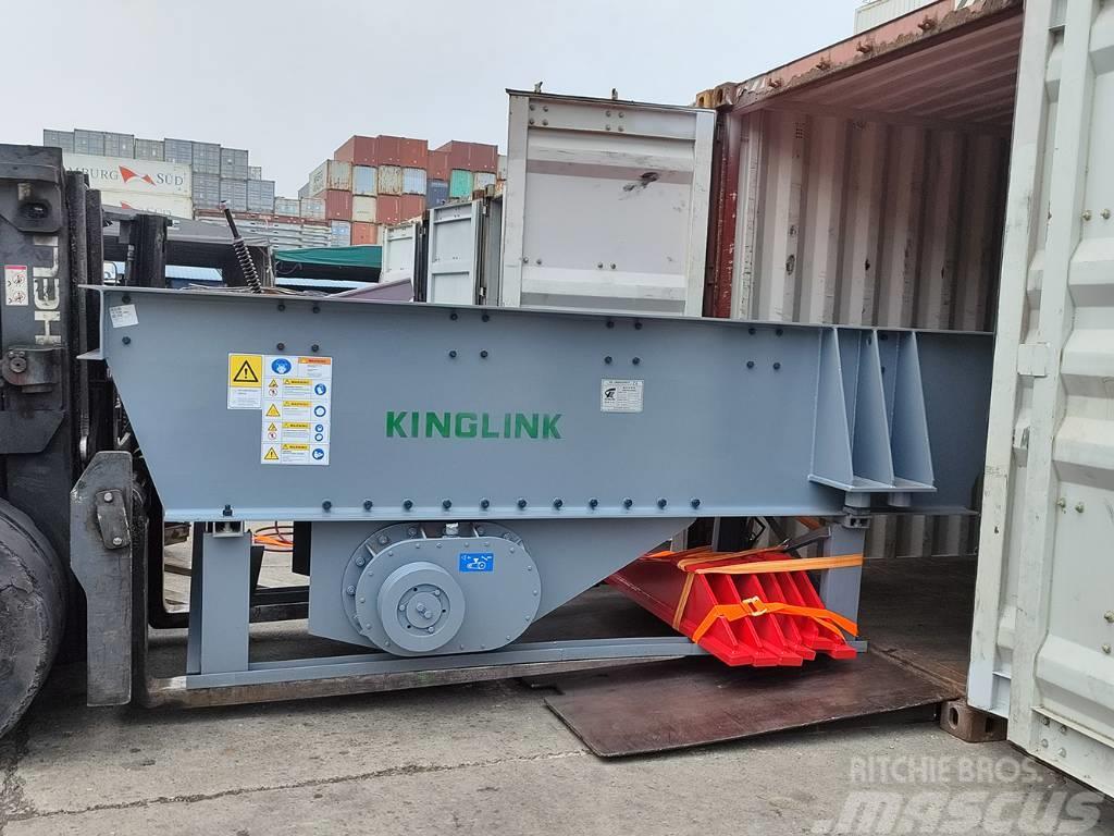 Kinglink ZSW-380x96 Heavy-Duty Vibrating Grizzly Feeder Matere